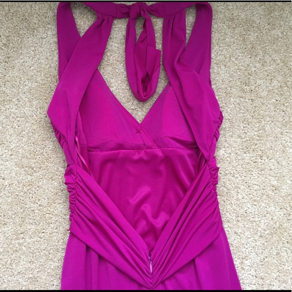 💕2xHP💕 NWT Mary L couture open back gown - Picture 8 of 8